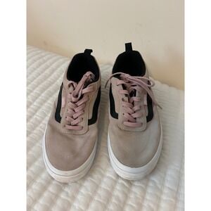 Vans Kyle Walker Pro Skateboarding Shoes Beige‎ Pink Suede Sneakers 9.5